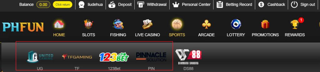 Instructions for experiencing sports betting at Phfun Sports